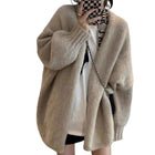 Dames Vest | Cozy Dik Wol | Vintage Stijl | Long Sleeve | Comfy Regular Fit | Button Closure | Belle Couture | Wintermode