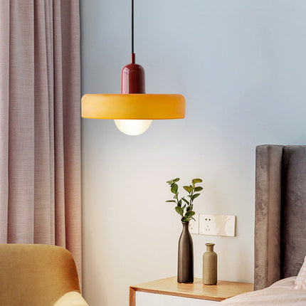 Bauhaus Design Hanglamp | Gekleurd Glas | Modern Interieur | Energiezuinig | Kies Jouw Ruimte | Eyecatcher Verlichting