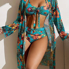 Tropische Strandset met Kimono - Visconte