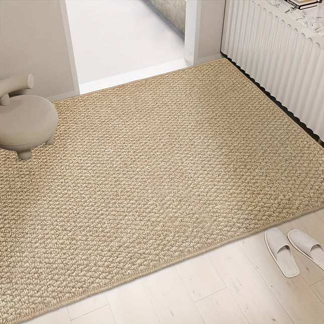 NobleWeave | Jute-Look Deurmat | Antislip Onderkant | Vuilafstotend | Rustieke Entree Bescherming | Machinewasbaar | Huis & Tuin Decoratie