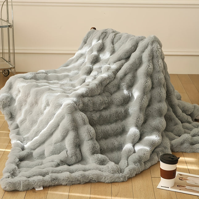 Hypoallergeen Fleece Deken | Scheurbestendig en Zacht | Polka Dots Ontwerp | Voor Bank, Bed, Kantoor | Alle Seizoenen | 100% Polyester