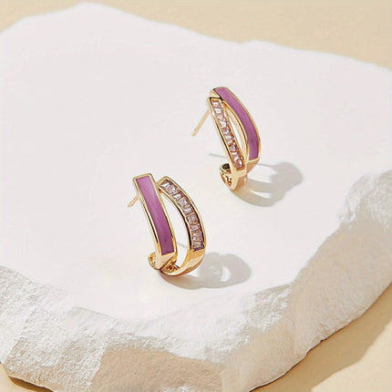 Zirconia Oorbellen | Elegante en Tijdloze Koreaanse Stijl | Subtiele Studs Verfijnde Hoops Opvallende Hangers | Comfortabel Lichtgewicht | Geschikt voor Dagelijks en Speciale Gelegenheden | Duurzaam Verfijnd Accessoire