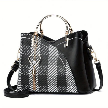 YSL Designer Tas | Handgemaakte Luxe | Levendige Kleurblokken & Kwastdetail | Premium & Elegant Leer | Ruime Interieur Ruimte