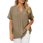Stijlvolle V-Hals Blouse voor Dames - Visconte