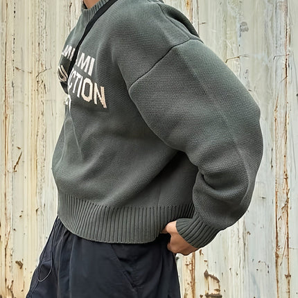 NW 83 | Heren Oversize Gebreide Pullover | Zachte Ademend Casual Comfort | Moderne Stijl Trui | Meerdere Kleuren Beschikbaar | Trends 2023 | Warm & Licht | Veelzijdige Dagelijkse Stijl