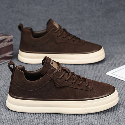 Suède Lo Sneakers Heren | Stijlvolle Comfortabele Schoenen | Ademend & Antislip Zool | Voor Casual & Sportieve Outfits | Dagelijks Gebruik