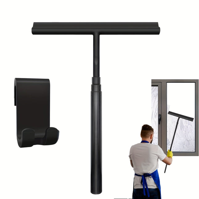 Sanitair-Deluxe Telescopische Douchewisser | Uitschuifbare Steel 120cm | Streeploos Resultaat | Zonder Boren | Corrosiebestendige Accessoire