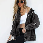 Trendy Oversized Spijkerjas voor Dames - Visconte