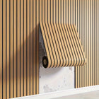 CleanWall 3D PVC Wandpanelen Houtlook | Zelfklevend & Waterbestendig | Eenvoudige Installatie voor Natuurlijke Sfeer Woning