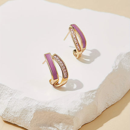 Zirconia Oorbellen | Elegante en Tijdloze Koreaanse Stijl | Subtiele Studs Verfijnde Hoops Opvallende Hangers | Comfortabel Lichtgewicht | Geschikt voor Dagelijks en Speciale Gelegenheden | Duurzaam Verfijnd Accessoire