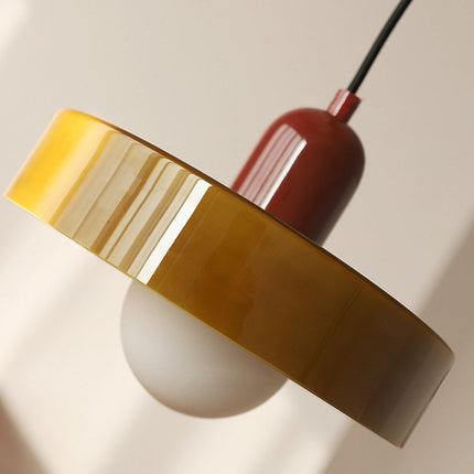 Bauhaus Design Hanglamp | Gekleurd Glas | Modern Interieur | Energiezuinig | Kies Jouw Ruimte | Eyecatcher Verlichting