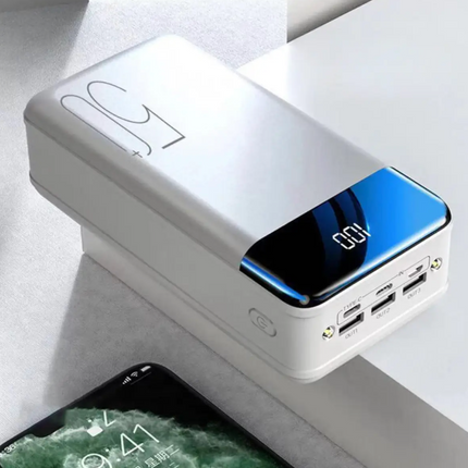 100.000mAh Powerbank | Super Snelle Oplader Telefoon Tablet Laptop | Zeer Hoge Capaciteit | Draagbaar | Universele Compatibiliteit