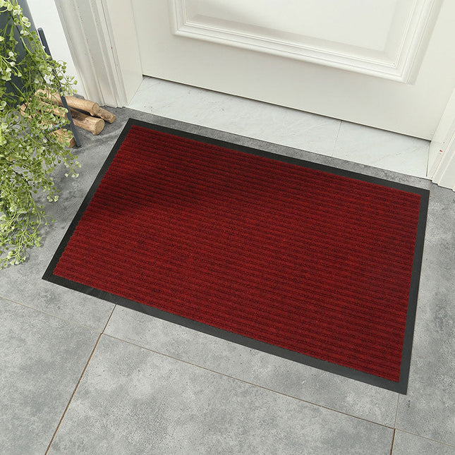 SureStep | Stijlvolle Antislip Deurmat Grijs Geschikt Voor Kantoor Woonkamer Badkamer | 39x59 cm Klassiek Ontwerp | Duurzaam onderhoudsvriendelijk materiaal Decoratieve Deurmat Ideaal Voor Moderne en Traditionele Interieurs