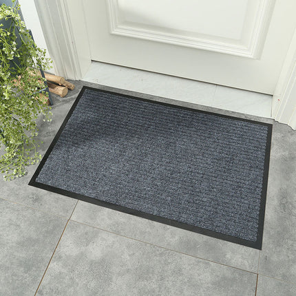 SureStep | Stijlvolle Antislip Deurmat Grijs Geschikt Voor Kantoor Woonkamer Badkamer | 39x59 cm Klassiek Ontwerp | Duurzaam onderhoudsvriendelijk materiaal Decoratieve Deurmat Ideaal Voor Moderne en Traditionele Interieurs