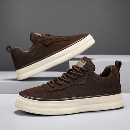 Suède Lo Sneakers Heren | Stijlvolle Comfortabele Schoenen | Ademend & Antislip Zool | Voor Casual & Sportieve Outfits | Dagelijks Gebruik
