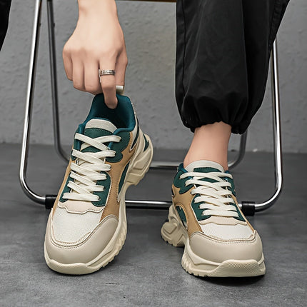 Heren Sneakers Ademend Retro Stijl | Flexibele Zool & Antislipstructuur | Streetwear Mode & Comfort | Casual Sport Schoenen
