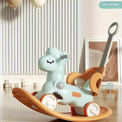 Twist & Ride | Schattig 2-in-1 Schommelpaard Loopfiets | Veilig & Stabiel | Motorische Ontwikkeling | Educatief Speelgoed | Duurzaam & Kindvriendelijk | Binnen & Buiten Geschikt | Vrolijke Kleuren