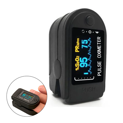 Draagbare Hartslag- en Zuurstofmeter | Onyx Sensor | Hoogprecisie | LED-Display | Snel Resultaat | Energiezuinige Draagbare Meter | Gezonde Levensstijl | Geschikt voor Reizen en Thuisgebruik | Nauwkeurige Meting | Zonder Narigheid
