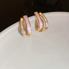 Zirconia Oorbellen | Elegante en Tijdloze Koreaanse Stijl | Subtiele Studs Verfijnde Hoops Opvallende Hangers | Comfortabel Lichtgewicht | Geschikt voor Dagelijks en Speciale Gelegenheden | Duurzaam Verfijnd Accessoire