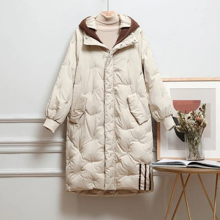 Ivy Warm Lange Gevoerde Winterjas Dames | Regular Fit | Tijdloze Elegantie | Luxe & Multifunctioneel | Belle Couture
