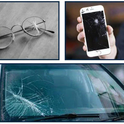 Auto Voorruit Glasreparatie Set | Voorkom Uitbreiding Van Scheuren | Snelle En Eenvoudige Herstelmethode | Inclusief Premium Hars | Gemakkelijk Te Gebruiken Voor Gelamineerde Voorruitreparaties | Perfecte Doe-Het-Zelf Oplossing