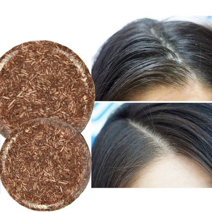 Biologische Natuurlijk Donker Maken Shampoobar | Verjongend & Verdikkend | Anti-Roos & Oliecontrole | Milieuvriendelijk 55g