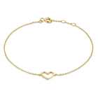 Belleville d’Amore Armband | Goud | Verfijnde & Unieke Sieraden | Hartvorm | Tijdloze Elegant & Originaliteit | Luxe Kado | Dames Sieraden