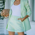 Trendy Dames Blazer met Korte Broek - Visconte
