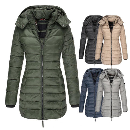 Slimfit Winterjas Dames | Warme Capuchonjas | Regular Fit | Modieuze Winterkleding | Belle Couture | Essentiële Warmte