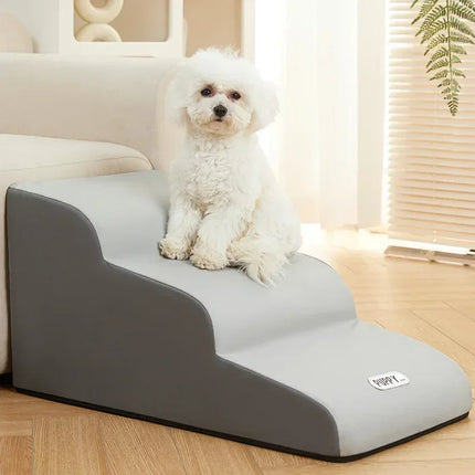 Luxe Huisdierentrap | Antislip Huisdierentrap voor Oudere dieren & Kleine Rassen | Veilig Klimmen voor Huisdieren | Elegant Design | Gemakkelijk Verplaatsbaar