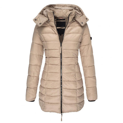Slimfit Winterjas Dames | Warme Capuchonjas | Regular Fit | Modieuze Winterkleding | Belle Couture | Essentiële Warmte