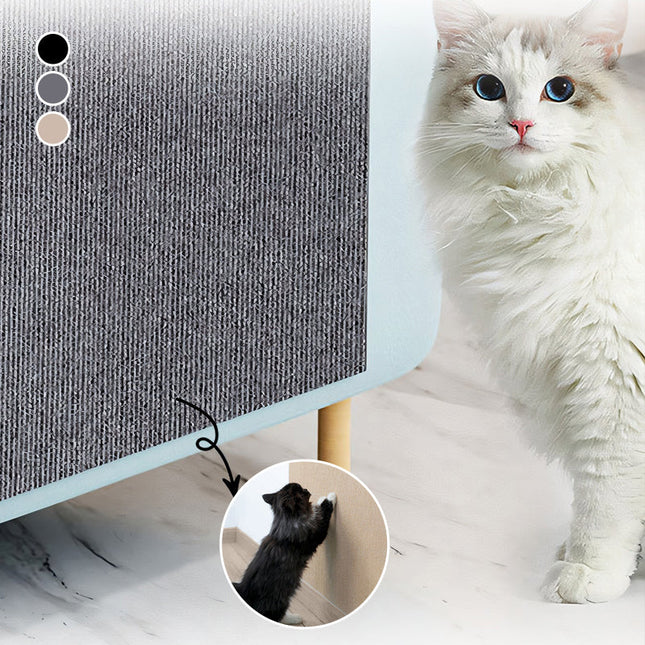 ClawSafe Zelfklevende Krabmat | Meubelbescherming tegen Kattenkrassen | Eenvoudig Te Installeren | Gelukkig en Gezond Voor Katten | Verkrijgbaar in Maten 30x100, 40x100, 60x100 cm | Duurzaam Niet-Geweven Stof