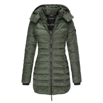 Slimfit Winterjas Dames | Warme Capuchonjas | Regular Fit | Modieuze Winterkleding | Belle Couture | Essentiële Warmte