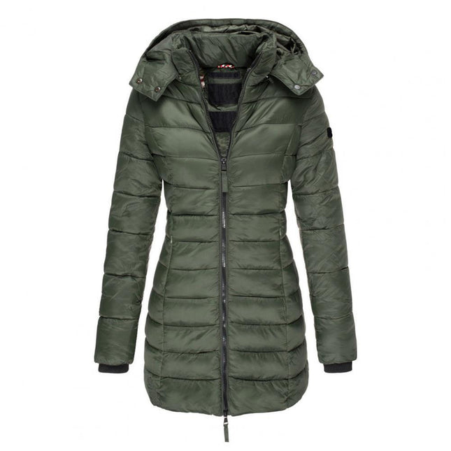 Slimfit Winterjas Dames | Warme Capuchonjas | Regular Fit | Modieuze Winterkleding | Belle Couture | Essentiële Warmte
