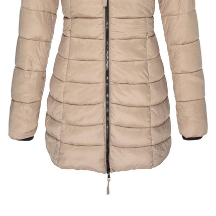 Slimfit Winterjas Dames | Warme Capuchonjas | Regular Fit | Modieuze Winterkleding | Belle Couture | Essentiële Warmte
