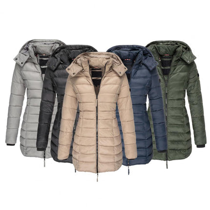 Slimfit Winterjas Dames | Warme Capuchonjas | Regular Fit | Modieuze Winterkleding | Belle Couture | Essentiële Warmte