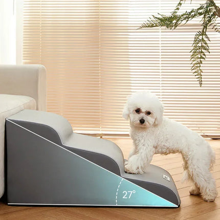 Luxe Huisdierentrap | Antislip Huisdierentrap voor Oudere dieren & Kleine Rassen | Veilig Klimmen voor Huisdieren | Elegant Design | Gemakkelijk Verplaatsbaar
