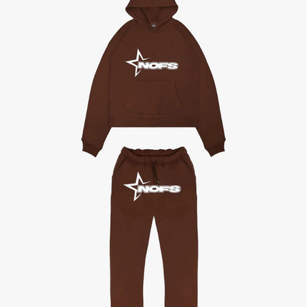 NOFS Unisex Hoodie-Set | Zachte Katoenmix | Trendy & Comfortabel | Regular Fit | Geschikt Voor Thuis & Buiten | S-XXL | Ademend & Tijdloos | Voor Mix & Match Looks | Moderne Unisex Stijl | Kledingkast Essential