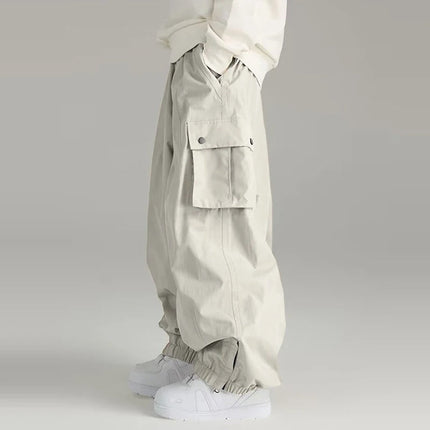 Uniseks Skibroek Dames & Heren | Warme Baggy Winterbroek | Comfortabele Outdoor Broek | Praktische Zakken | Ruime Pasvorm