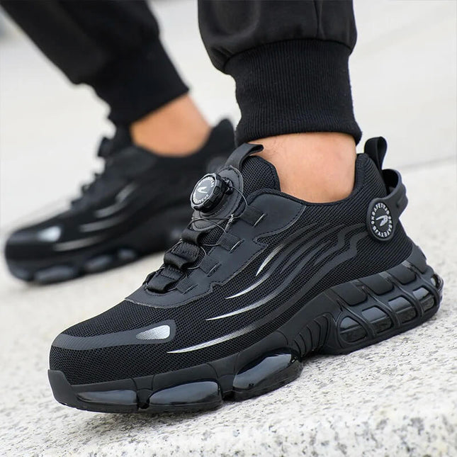 Orion Orthopedische Heren Werkschoenen | Veilige werkschoenen met Kevlar-zool | Antislip & Anti-vermoeidheidstechnologie | Lichtgewicht en schokabsorberend | Ideaal voor professionals in industrie en werkplaatsen