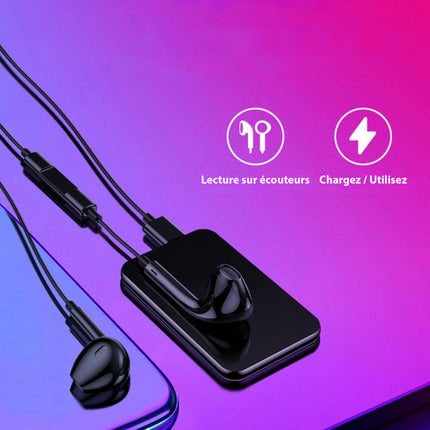Ultradunne Microfoon Recorder | Slank Ontwerp | Hoge Kwaliteit Geluidsopname | 50 Uur Batterijduur | 8GB Geheugen | WAV Formaat