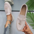Ann-Sophie Dames Instappers | Luxe Suède Afwerking | Zachte PU Materiaal | Diverse Kleuren | Maten 36-43 | Comfort & Stijl