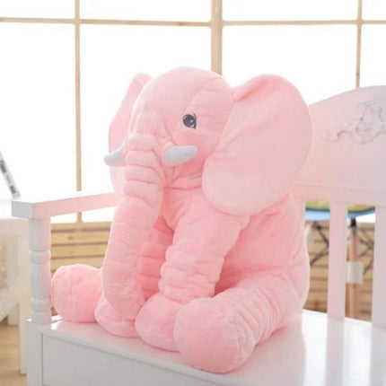 Knuffeldier Olifant XXL | Zachte Babykamer Decoratie | Hypoallergeen & Wasbaar | Veilig Speelgoed Kind | 60 cm Groot Pluche Speelmaatje | Comfort & Ondersteuning | Fotoshoot Accessoire | CE-gecertificeerd Speelkameraad | Rustgevende Geuren