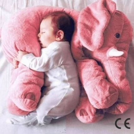 Knuffeldier Olifant XXL | Zachte Babykamer Decoratie | Hypoallergeen & Wasbaar | Veilig Speelgoed Kind | 60 cm Groot Pluche Speelmaatje | Comfort & Ondersteuning | Fotoshoot Accessoire | CE-gecertificeerd Speelkameraad | Rustgevende Geuren