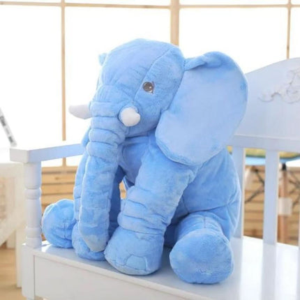 Knuffeldier Olifant XXL | Zachte Babykamer Decoratie | Hypoallergeen & Wasbaar | Veilig Speelgoed Kind | 60 cm Groot Pluche Speelmaatje | Comfort & Ondersteuning | Fotoshoot Accessoire | CE-gecertificeerd Speelkameraad | Rustgevende Geuren