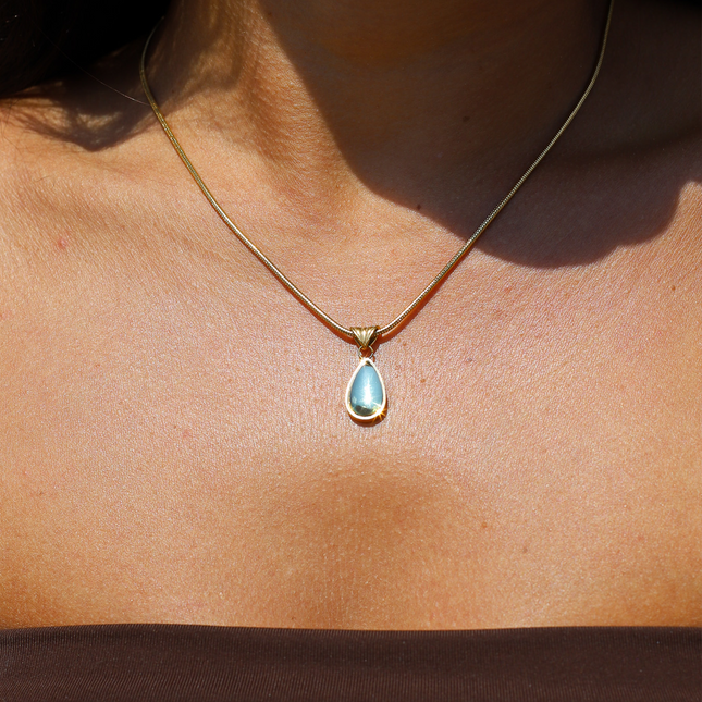 Vergulde Ketting Dames | Roestvrij Staal | Waterdicht & Krasvast | Nikkelvrij | Verstelbaar 35+5 cm | Duurzaam Sieraad | Perfect Cadeau