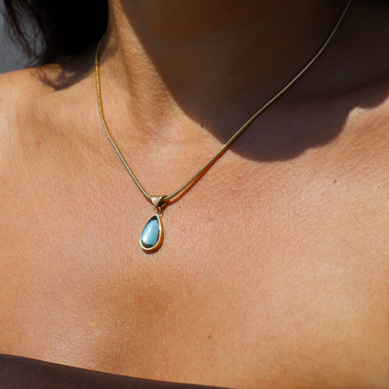 Vergulde Ketting Dames | Roestvrij Staal | Waterdicht & Krasvast | Nikkelvrij | Verstelbaar 35+5 cm | Duurzaam Sieraad | Perfect Cadeau