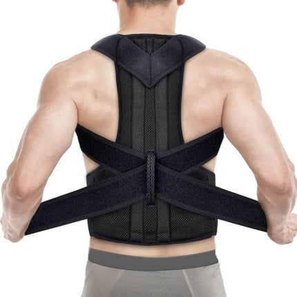PostureFix Pro | Hulpmiddel Tegen Rugpijn | Houdingcorrectie | Comfortabel En Verstelbaar | Ondersteuning Rug En Nek | Onzichtbaar Onder Kleding | Geschikt Voor Dagelijks Gebruik | Maat S-4XL | Duurzaam Materiaal