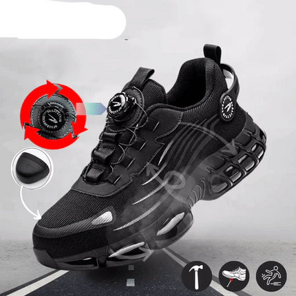 Orion Orthopedische Heren Werkschoenen | Veilige werkschoenen met Kevlar-zool | Antislip & Anti-vermoeidheidstechnologie | Lichtgewicht en schokabsorberend | Ideaal voor professionals in industrie en werkplaatsen