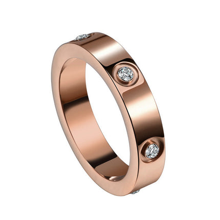 Manhattan | Luxe Ring Bezet Met Sprankelende Stenen | Tijdloos Design In Goud, Roségoud Of Zilver | Elegant Statement Sieraad